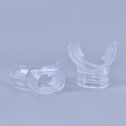 Silicone Snorkel Mergulho Tubo, Snorkel, Claro, Subaquático, Bocal, Regulador, Natação Acessórios, 1Pc - Image 4