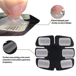 Estimulador muscular exercitador abdominal fitness abs estimulador ems máquina de emagrecimento massageador elétrico abdômen trainer máquina - Image 4