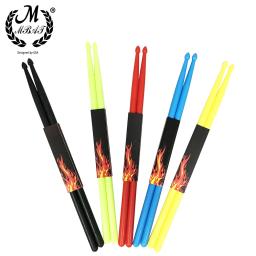 M MBAT-Baquetas para Bateria, Baquetas para Iniciantes, Acessórios de Bateria, Leve, Profissional, Nylon, Multi Cores, 5A - Image 2