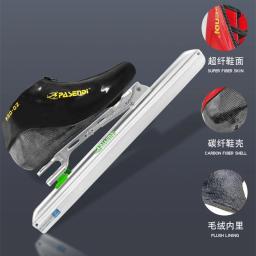 Pasendi calor moldável longo pista gelo clap patins inline velocidade skate sapatos termoplásticos homem mulher profissional sapatos de patinação no gelo - Image 2