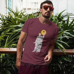 Camiseta de algodão com estampa dionísio, camiseta da moda para homens, histórico da mitologia grega - Image 5