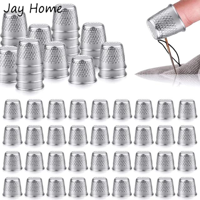 Dedais de Metal para Costura - 30 Peças de Proteção para Mãos em DIY e Bordado