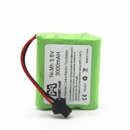 Bateria Recarregável Ni-MH, Tamanho AA, 3.6 V, 3000mAh, Apto Para Carro RC, Brinquedo, Barco, Modelo - Image 3