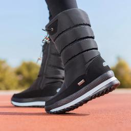 Mulheres botas de neve plataforma botas de inverno grosso pelúcia impermeável antiderrapante botas moda feminina sapatos de inverno pele quente botas mujer - Image 6