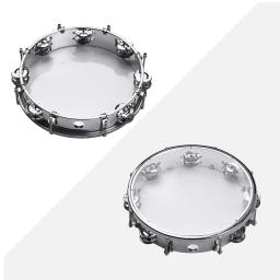 Muslady pandeiro de 8 polegadas, tamborim com tambor de mão e instrumento de percussão de tela dupla - Image 6