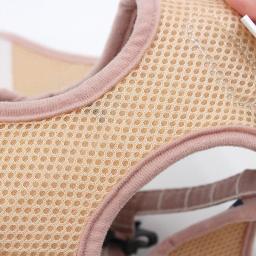 Conjunto de Arnês e Trela Xadrez para Gatos, Arnês Mesh Pet, Moda Cat, Acessórios Kitty, Produtos para Gatos, Verão - Image 5