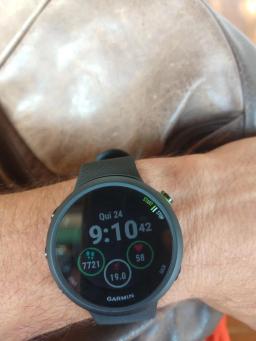 Garmin-Forerunner 45 GPS Correndo Smartwatch, Monitoramento da freqüência cardíaca, Fitness relógio inteligente, original - Image 4