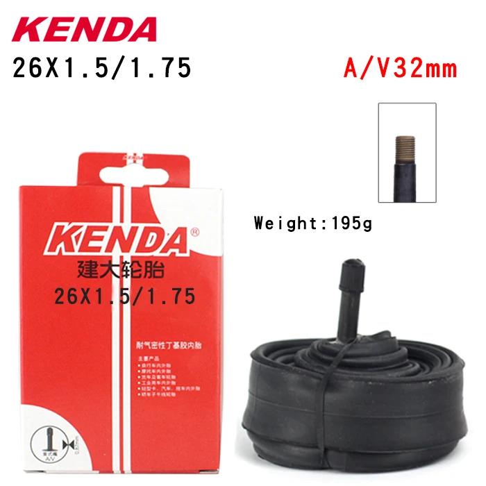 Tubo interno de bicicleta kenda, 2 peças, 26 polegadas, 26*1.5 1.75 1.95 2.1 2.125, câmera schrader presta válvula 26er mtb, tubos de bicicleta, peças de bicicleta - Image 1