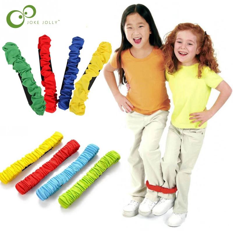 Cordas de três pernas para crianças, amarradas a pé, corrida, jogo de esportes, brinquedos ao ar livre para crianças, cooperação - Image 1