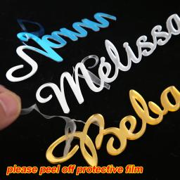 Cartões de casamento personalizados com nomes, marcas de nome personalizadas para convidados, decoração de festas de casamento, caligrafia - Image 6