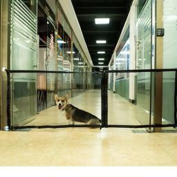 Cerca do animal de estimação para o cão interno e exterior segurança portão engenhoso malha cerco suprimentos para animais de estimação dropshipping - Image 4