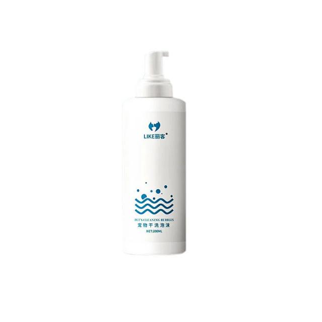 Espuma de Limpeza a Seco Para Pets - Shampoo Gel Desodorizante Esterilizante Sem Enxágue 200ml