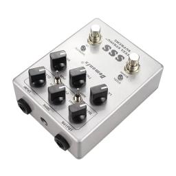 Demonfx-Pedal de sobrecarga de guitarra Delay Steel String Clean Drive, Tone Effect, função pré-amplificador, alta qualidade para SSS, novo - Image 5