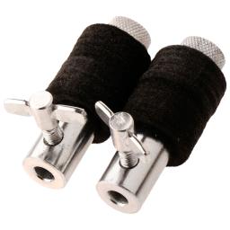 Suporte hi-chapéu de metal para bateria, 2 peças, pesado, prateleira de embreagem para bateria e tambor, braçadeira, peças de acessórios de percussão - Image 5