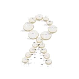 M MBAT-Duráveis Clarinete Pads, Substituição, Instrumento de sopro requintado, instrumentos de sopro, acessórios, 17pcs, Conjunto - Image 6