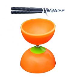 Engraçado chinês YOYO Diabolo Set para Crianças, 3 Rolamentos De Embreagem, Varas De Metal, Saco De Cordas, Brinquedos - Image 1