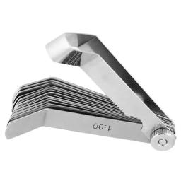 Medidor de espessura, régua de aço inoxidável curvada, ferramenta de inspeção de soldagem, ângulo reto de 90 graus, 0.05-1.00mm - Image 4