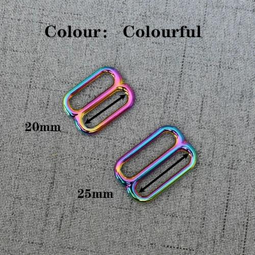Conjunto de Fivelas Ajustáveis em Latão Maciço para Saco de Ombro - 15mm, 20mm, 25mm, Artesanato em Couro
