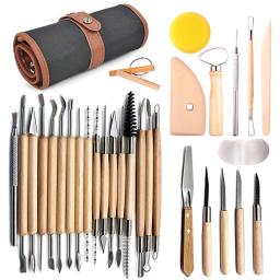 DIY Cerâmica Clay Escultura Polymer Tool Set, Iniciante's Multi-Ferramentas, Artesanato Escultura, Cerâmica Modelagem, Escultura, Smoothing Kit Cera - Image 1