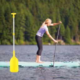 N0ha pá telescópica de barco de plástico dobrável, oar, caiaque, ski a jato e canoa | remos, acessórios pequenos de barco de segurança - Image 5