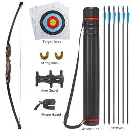 Arco recurvo 30/40 libras. Acessórios de caça ao ar livre adequados para tiro com arco destro. Setas de carbono pode ser usado para tiro com arco outd - Image 4