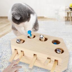 Brinquedo interativo para gatos, produtos para animais de estimação, rato, acessório para gato, dança, pata de peixe, produtos para mascotas - Image 1