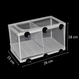 Isolamento de água para aquário, rede de pendurar, para criação, reprodução de peixes, tanque de peixes, acessório de dois tamanhos, 1 peça - Image 3