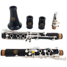 MORESKY-Clarinete profissional de ébano, melodia, 17 teclas, banhado a prata, cobre, In La MA68 - Image 5