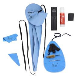 Kits de limpeza de saxofone 10 em 1, sax cortiça graxa polegar resto escova de limpeza chave de fenda caso palheta alto sax ferramenta de cuidados de limpeza - Image 1