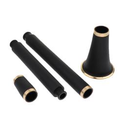 1 pacote partes de instrumentos de sopro, bricolagem abs, corpo de clarinete preto - Image 2