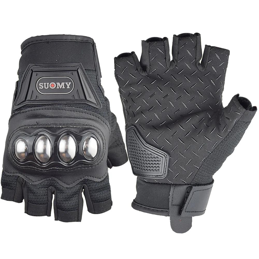 SUOMY-Luvas De Motocicleta Sem Dedos, Respirável, Moto, Meio Dedo, Bicicleta Sujeira, Ciclismo, Bicicleta, Verão - Image 1