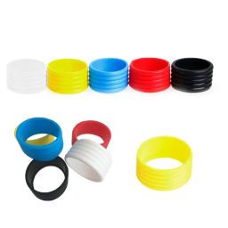 Alças De Raquete De Tênis Elástico, Anel De Borracha, Banda De Raquete, Overgrips, 5Pcs - Image 2