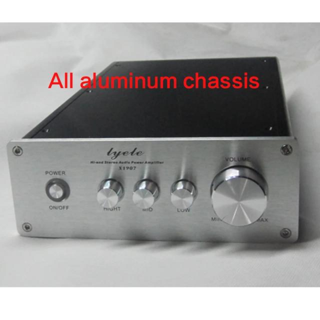 Chassis de Amplificador de Potência DIY em Liga de Alumínio X1907 com Caixa Bile - Medidas 190x70x260/310mm