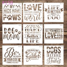 15 cm diy artesanato estêncil de fundo em camadas para pintura de parede scrapbooking carimbo álbum decorativo gravando cartões de papel - Image 4