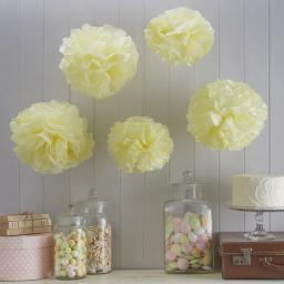 Papel Tissue Pom Poms, Flores Pompom Bola, Decoração De Casamento, Festas De Aniversário, 6 pol, 15cm, 30 Pçs/lote - Image 4