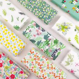 Tecido estampado 100% algodão para costura, têxteis-lar, lençóis de cama, vestido de bebê, diy, trabalho manual, tecidos tilda - Image 1