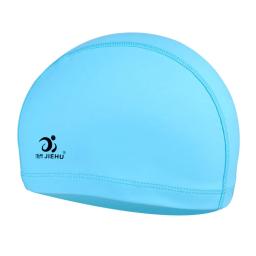 Touca de natação impermeável, gorro protetor de orelha longa para esportes natação, piscina, tamanho livre para homens e mulheres adultos - Image 5