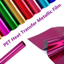 Prensa térmica para roupas, 50cm x 25m, em rolo, vinil, diy, camiseta, metal, brilhante, impressão, transferência de calor, filme, estampagem quente, impressão para roupas - Image 1