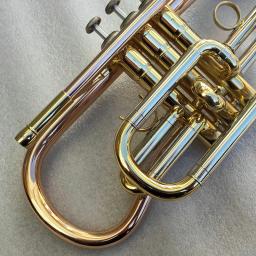 Trompete de bronze com caixa e bocal, Cornetaa Bb, alta qualidade, instrumentos musicais - Image 6