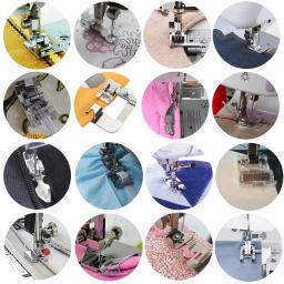 Novo kit de acessórios para máquina de costura doméstica, 36 estilos, calcadores e pontas, peças de reposição para brother, singer e janome - Image 1