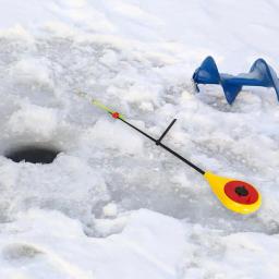 Vara de pesca e carretel de inverno vara de pesca no gelo vara de pesca equipamento de pesca para o inverno esporte ao ar livre acessórios de pesca pesca r - Image 2