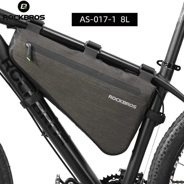 Saco À Prova D' Água ROCKBROS para Bicicleta - Acessório Prático para Ciclismo em Estrada e BTT