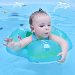 Boia de axila inflável para bebês, anel flutuante para crianças, acessório de piscina e boia de banho com círculo duplo para brinquedos - Image 4