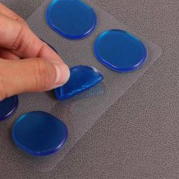 Almofadas silenciosas de silicone para tambor, 6 peças absorve choque, acessórios de instrumento de percussão transparente - Image 1