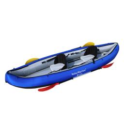Caiaque solar inflável portátil para esportes aquáticos, canoa, barco de pesca dobrável, competição de esportes radicais, 330 cm, 2 pessoas - Image 2