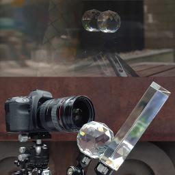 Prisma de cristal diy acessórios de estúdio de fotografia bola de cristal prisma prisma filtro de vidro dslr lente caleidoscópio filtro bloco de vidro - Image 3