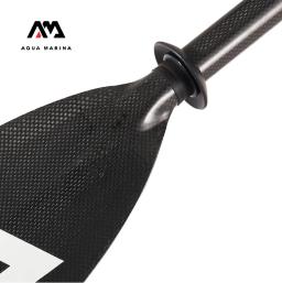 AQUA MARINA-Fibra De Carbono canoagem Paddle, caiaque Remo Ramos, Peças De Barco Inflável, Dupla Lâmada, 4-section 230cm, KP-3 - Image 3