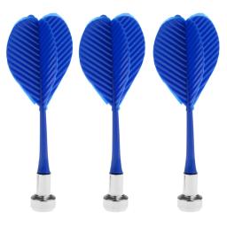 Conjunto de dardos magnéticos reposição de segurança para jogos, 3 pçs azul real verde - Image 1