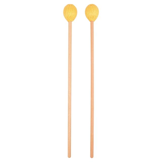 Conjunto de Acessórios para Percussão: Maletas, Baquetas Amarelas e 1 Par de Maple para Marimba, Xilofone e Glockenspiel