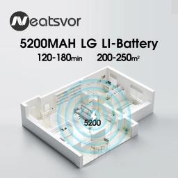 Neatsvor x520 robô aspirador de pó 6000pa 5200 mah regular carregamento automático para varrer e esfregar casa inteligente - Image 5